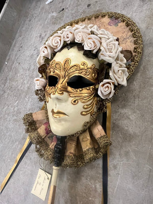 Otto Bassano Hand Painted Venetian Mask The Bride