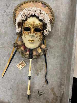 Otto Bassano Hand Painted Venetian Mask The Bride
