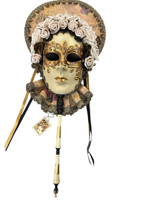 Otto Bassano Hand Painted Venetian Mask The Bride