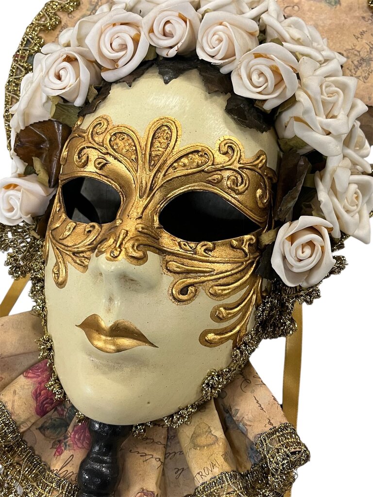 Otto Bassano Hand Painted Venetian Mask The Bride