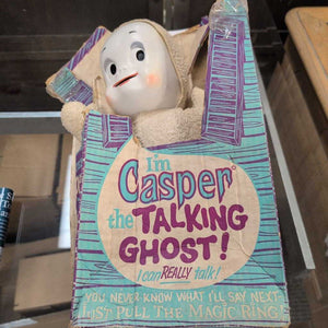 Vintage 1961 Casper the Friendly Ghost Talking Doll Pull String