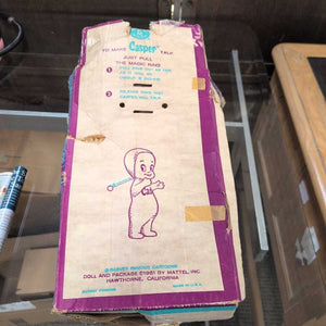 Vintage 1961 Casper the Friendly Ghost Talking Doll Pull String