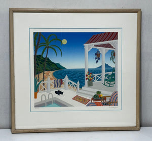 Thomas McKnight " St. Bartz" 1987 AP20/40 Serigraph