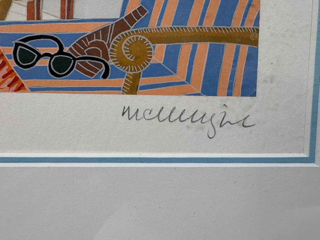 Thomas McKnight " St. Bartz" 1987 AP20/40 Serigraph