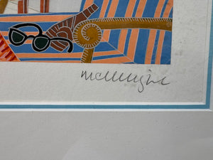 Thomas McKnight " St. Bartz" 1987 AP20/40 Serigraph