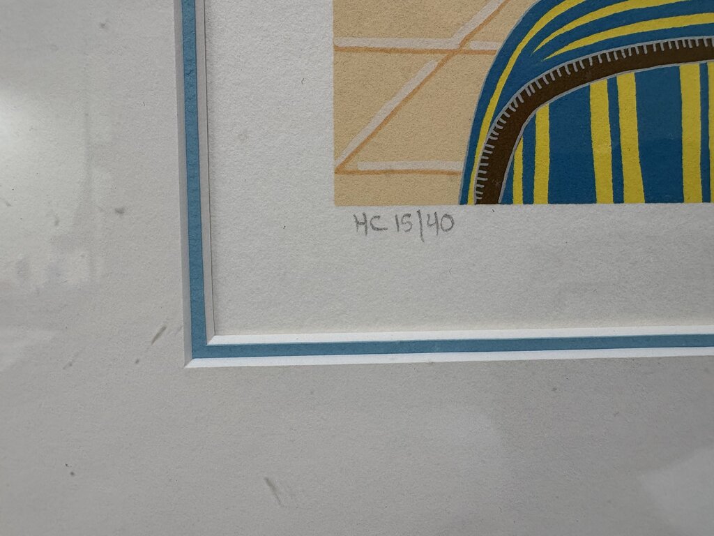 Thomas McKnight "Terrace Overlooking the Sea" HC15/40 Serigraph