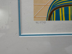 Thomas McKnight "Terrace Overlooking the Sea" HC15/40 Serigraph