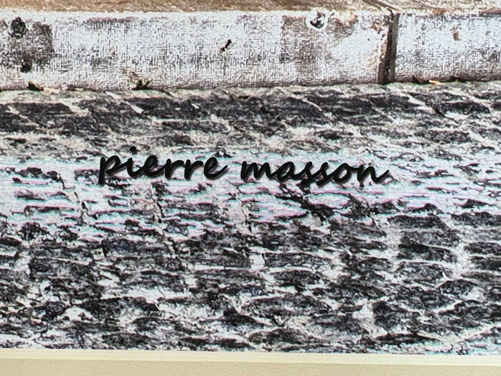 Pierre Masson Triptych Villefranche Sur Mer Series France Hi Rez Photos on Canvas New Unhung Frame