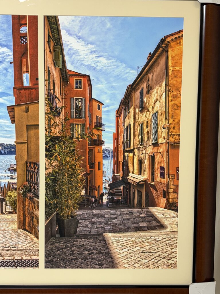 Pierre Masson Triptych Villefranche Sur Mer Series France Hi Rez Photos on Canvas New Unhung Frame