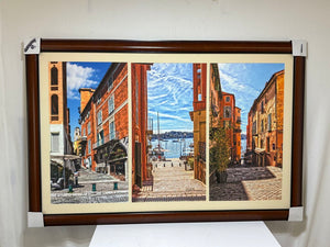 Pierre Masson Triptych Villefranche Sur Mer Series France Hi Rez Photos on Canvas New Unhung Frame
