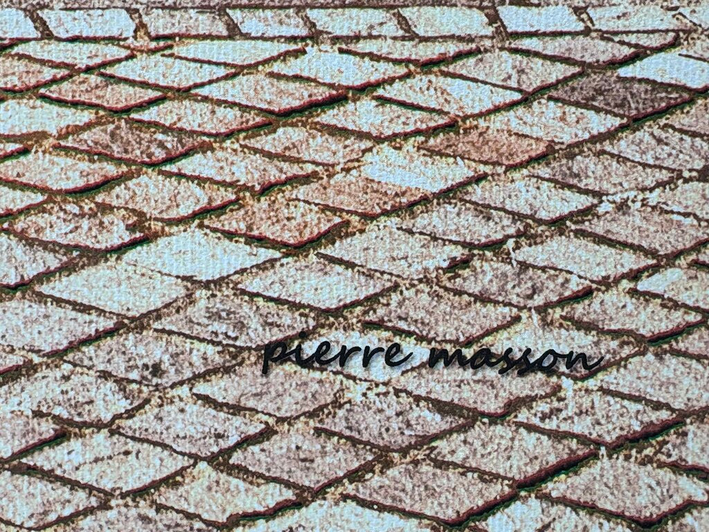 Pierre Masson Triptych Villefranche Sur Mer Series France Hi Rez Photos on Canvas New Unhung Frame