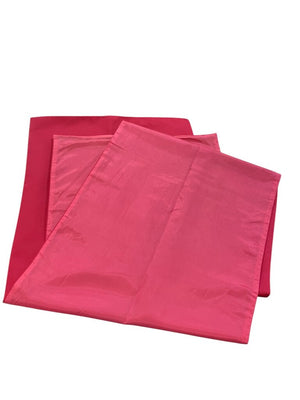 Fuscia Silk Satin Shawl/ Wrap 18"x75.5"