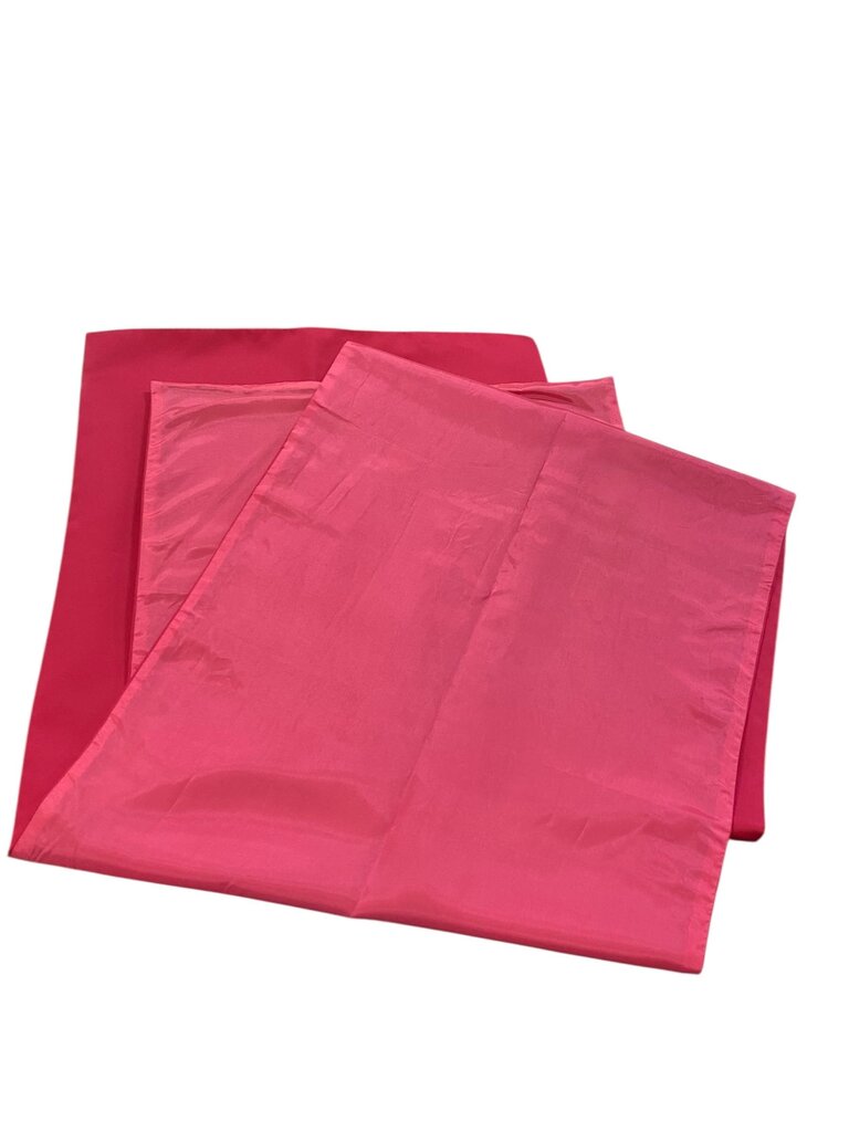 Fuscia Silk Satin Shawl/ Wrap 18"x75.5"