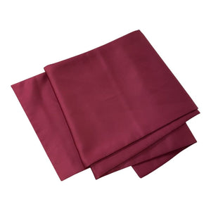 Burgundy Silk Satin Shawl/ Wrap 12"x81"