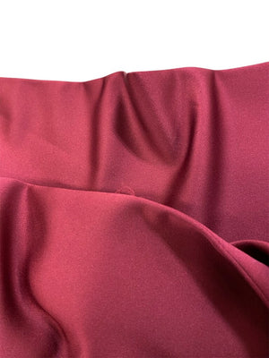 Burgundy Silk Satin Shawl/ Wrap 12"x81"