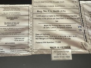 Pottery Barn Parsons Style Brown Leather Dining Chair Set (4 PCS)