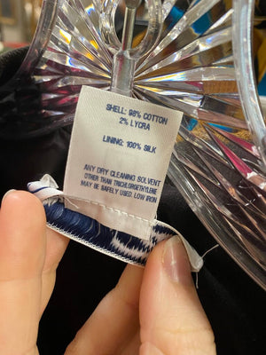 Oscar de la Renta Abstract Blazer w/ Bone Buttons RARE