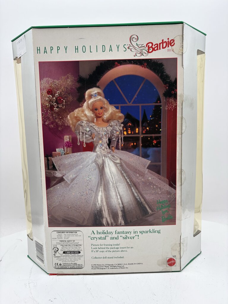 1992 "Happy Holidays" Special Edition Barbie New In Box