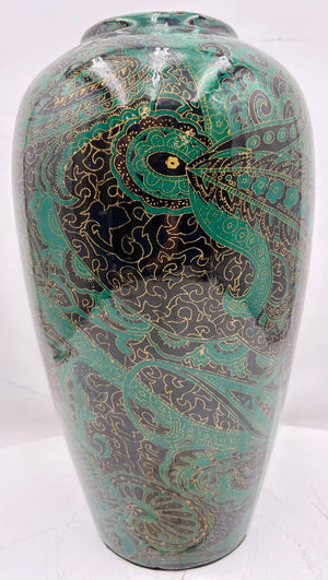 Heather Ramsay Dark Oxide Finish on Brass & Steel w/ Natural Brass Accents Vase