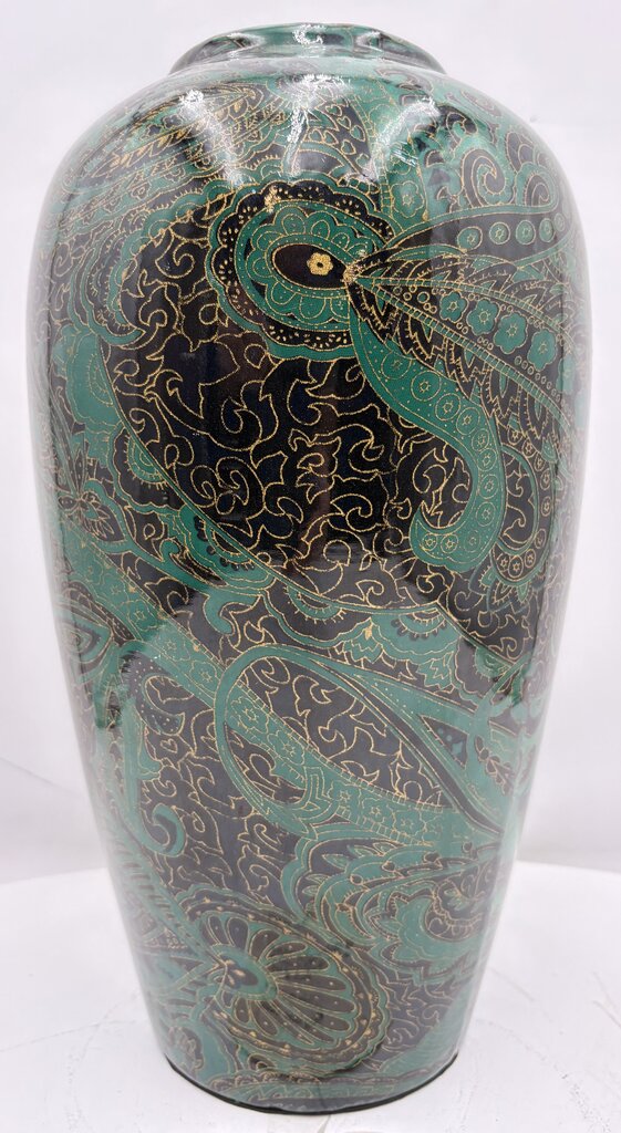 Heather Ramsay Dark Oxide Finish on Brass & Steel w/ Natural Brass Accents Vase