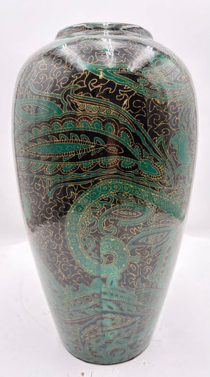 Heather Ramsay Dark Oxide Finish on Brass & Steel w/ Natural Brass Accents Vase