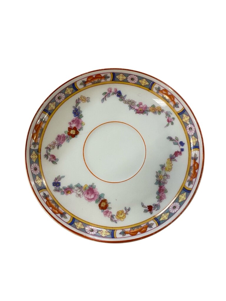 Minton Rose H&C Heinrich Porcelain Bouillon Cup & Saucer (2pcs)