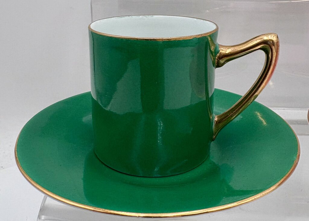 Czechoslovakia Multicolor Demitasse Cup & Saucer Set (12Pcs)