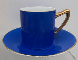 Czechoslovakia Multicolor Demitasse Cup & Saucer Set (12Pcs)