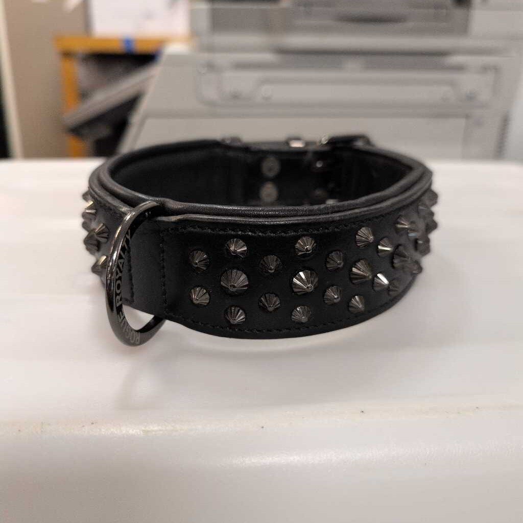 Rouge Royalty Leather "RuffNeck" wide fit dog collar