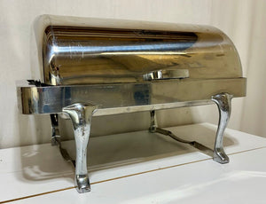 Polished Stainless Roll Top Chafing Dish