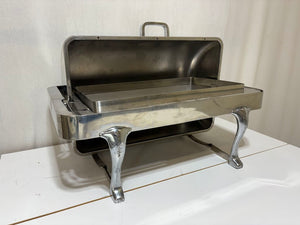 Polished Stainless Roll Top Chafing Dish
