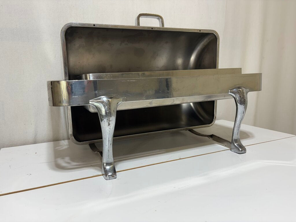 Polished Stainless Roll Top Chafing Dish