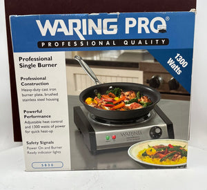 Waring Pro SB30 Commercial Cast-Iron Single Burner