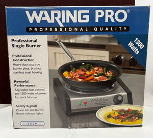 Waring Pro SB30 Commercial Cast-Iron Single Burner