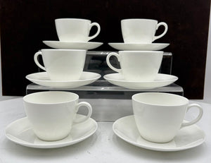 Wedgewood Solar V1002 Cup & Saucer Set of 6 (12Pcs)