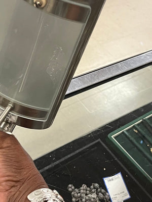 Brushed Nickel Modern Desk Lamp