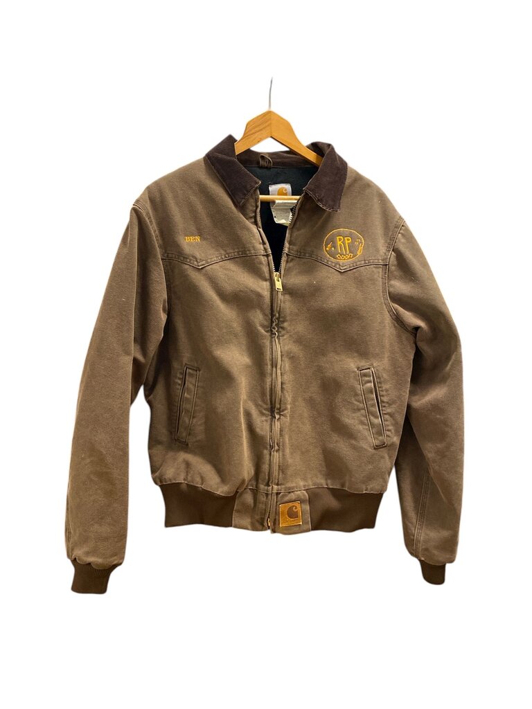 Vintage Carhartt Santa Fe Brown Bomber Jacket (Medium)
