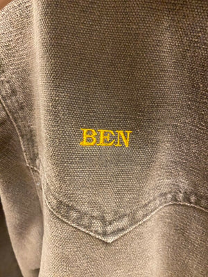 Vintage Carhartt Santa Fe Brown Bomber Jacket (Medium)