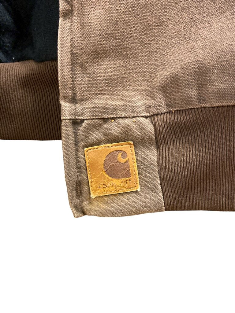 Vintage Carhartt Santa Fe Brown Bomber Jacket (Medium)