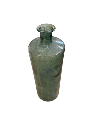 Large Glass Floor Vase 29.5"H