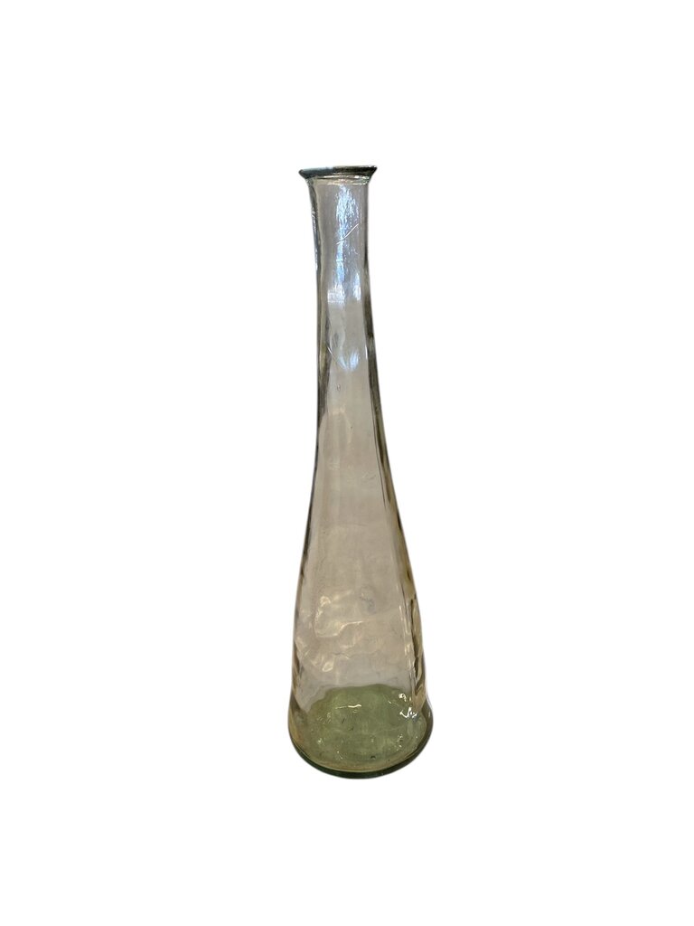 Large Glass Floor Vase 31"H