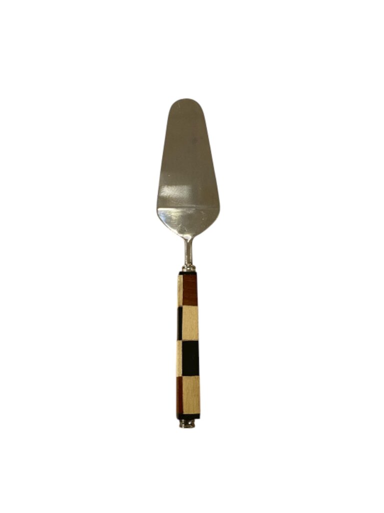 Shastra Wood Checker Pie Server