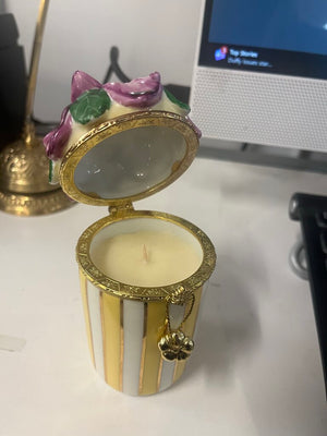 Bombay Co Iris Love Candle Holder Porcelain