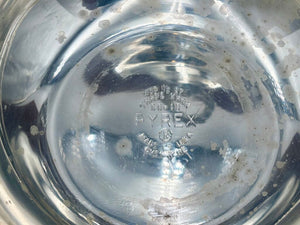 Countess International #6262 Silver Plate Footed Pyrex Lined Lidded Serving Dish (3Pcs)