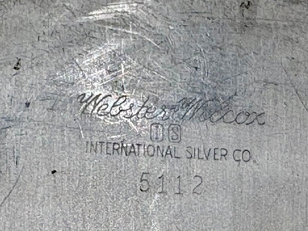 Webster Wilcox Silver Plate Monogramed Oval Lidded Serving Dish (2Pcs)