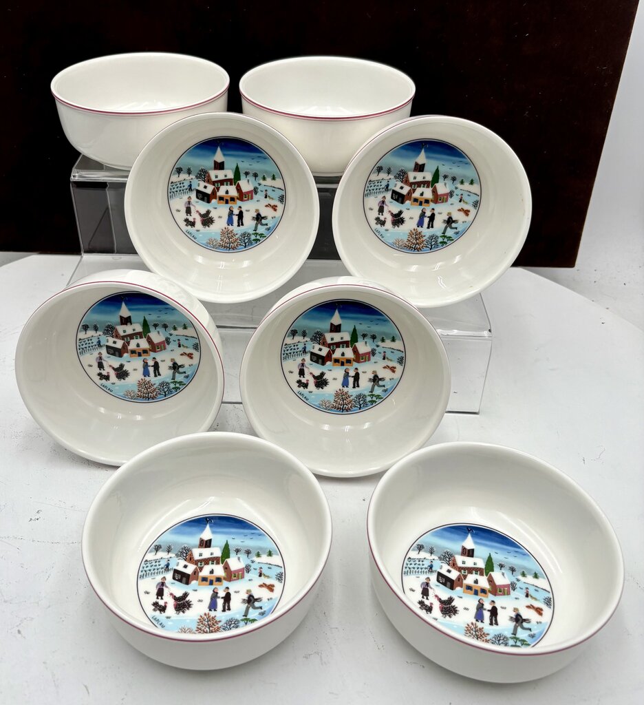 Villeroy & Boch Winter Theme Laplau Design Bowl 5.25"