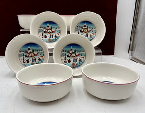 Villeroy & Boch Winter Theme Laplau Design Bowl 5.25"
