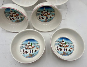 Villeroy & Boch Winter Theme Laplau Design Bowl 5.25"