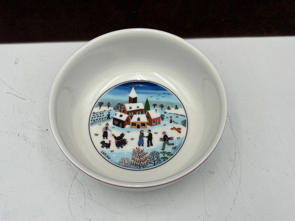 Villeroy & Boch Winter Theme Laplau Design Bowl 5.25"