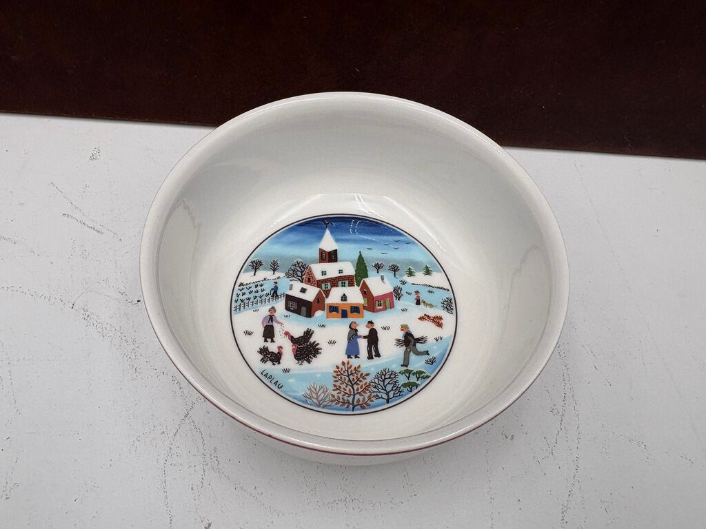 Villeroy & Boch Winter Theme Laplau Design Bowl 5.25"